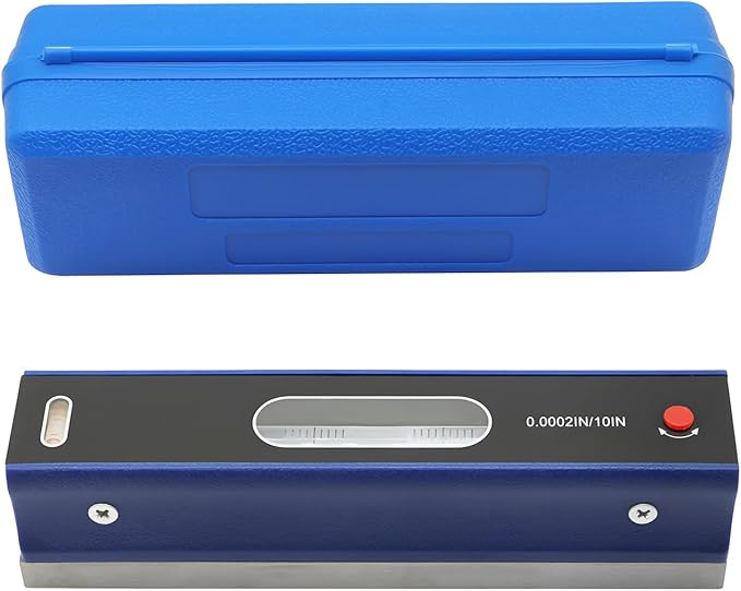 8 Inch Master Precision Level with Box Accuracy 0.0002"/10" for Checking the Straightness Parallelism The Surface of Machine Tools Equipment