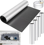 4 Pack Toilet Tank Liners 40 x 16 Inch Toilet Anti Condensation Kit with Aluminum Foil Tape Prevent The Formation of Condensate Water（0.2 inch thick）