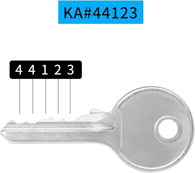 12-Pack Keyed Alike Locks with Key# 44123, Solid Brass Padock with 304 Stainless Steel Long Shackle, Weatherproof Locks for Outdoor Use