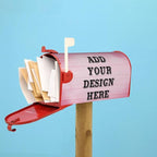 Personalized Mailbox Covers Custom Picture/Photo/Text Magnetic Standard Size Mailbox Wraps Post Letter Box Cover for Garden Yard Outdoor Decorations-19