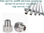 2 pieces Npt3/4 Female to Npt3/4 Male Reducer,3/4-3/4Water pipe Adapter, Fabricate of 304 Stainless Steel