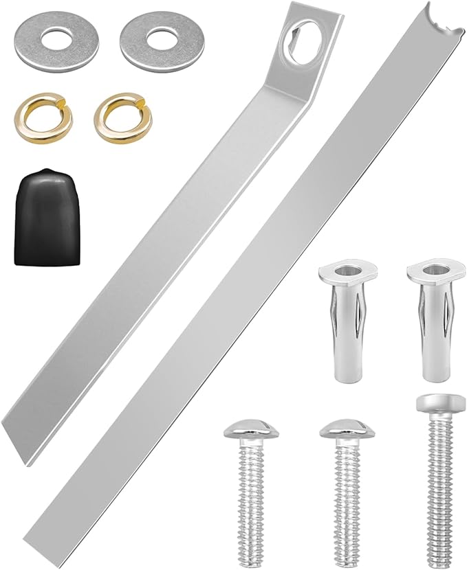 Toilet Seat Anchor Kit Compatible with Kohler K-84999 K-3386 K-3393 K-3398 K-3564 K-14338 K-3607 Models, Toilet Seat Fastening Replacement Kit