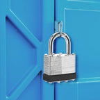 Padlocks with Same Key, LQYN 100 Pcs Laminated Keyed Padlock (1-9/16", 40mm), Keyed Alike Locks, Normal Shackle, for Storage Locker, Hasp Latch, Toolbox, Sheds