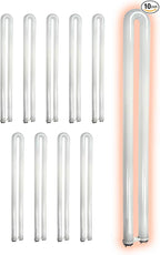 GoodBulb 31-Watt 1.63 Inch T8 Fluorescent U-Bend Light Bulb | 4100K Cool White Color | Medium Bi-Pin Base | High Output 1963 Lumens | 10000 Life Hours 80 CRI | Pack of 10 Bulbs