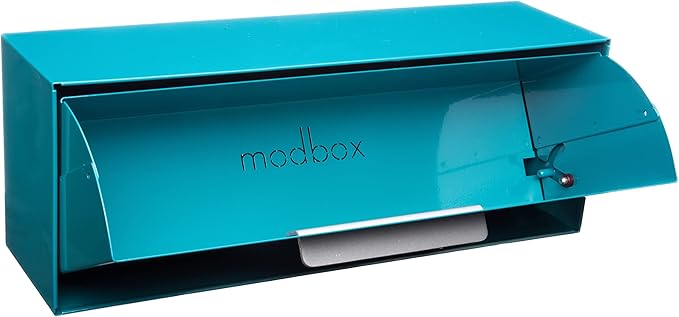 modbox USA Modern Wall Mounted Mailbox Custom Color Combination with Letter Tray - 12 Color Options