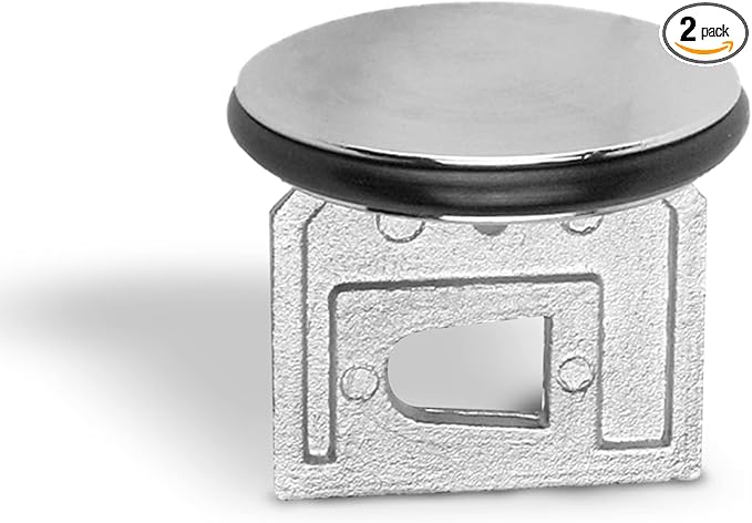 Twist Waste Drain Valve Plunger with O Ring, Valve Drain Stopper for 3-Tier Sink Twist Waste Drain, Must-Have Replacement Accessory for 3 Compartment Sink Repair.