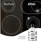 Therapy Glass Cooktop Cleaner Bundle with Microfiber Cloth - Glass Stove Top Cleaner and Polish for Ceramic, Electric, Induction and Flat Top Surfaces