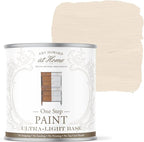 AMY HOWARD AT HOME Chalk-Based One Step Paint for Furniture, Cabinetry, Decor, Finish, and More | No Stripping, Sanding, or Priming | Ultra-Light Base | 16 Ounce | Linen