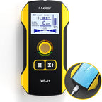 FNIRSI Stud Finder Wall Scanner - 6 in 1 Electronic Wall Wood Stud Finder, Wall Detector with Updated Positioning Hole for Center and Edge of Wood AC Wire Metal Studs Joist Pipe