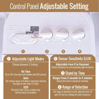 RuggedGrade 30W Turin II TT Series LED Security Light - Motion Wall Light - 3,600 Lumens - 240° Sensor - Color Selectable 3000K/4000K/5000K - Bronze Housing - Outdoor LED Light - DLC 5.1 Premium