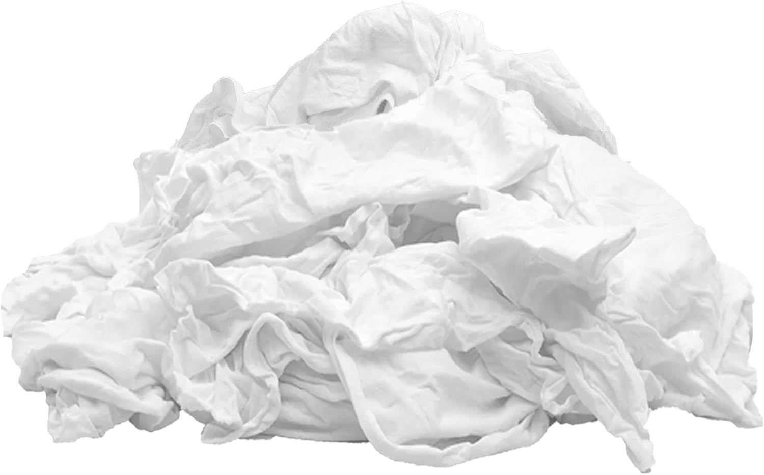 Premium White T-Shirt Cleaning Rags (10 lbs. Bag) – White Cotton Rags for Cleaning, Staining, Painting, Oil, Grease & Dust Removal – Shop Rags Bulk for Multipurpose use