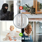 Sliding Window Sash Locks White ZUONAI 8 Pack Cam Sash Locks for Double Hung Window Latch Lock Security Vinyl Window Sash Lock and Keeper Replacement for Vertical and Horizontal Sliding Windows