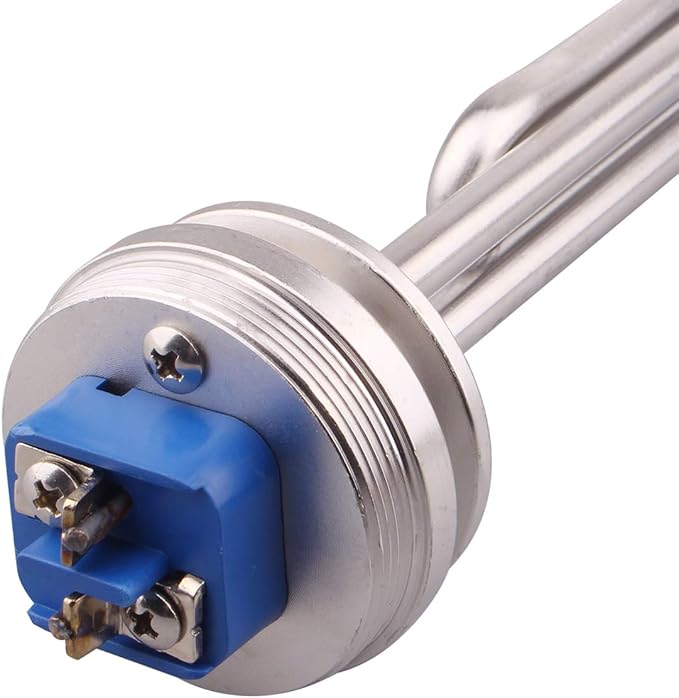 DERNORD 1.5" Inch (OD50.5mm) Tri-clamp Foldback Heating Element Stainless Steel Immersion Water Heater (240V 3500W)