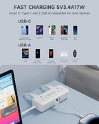 US to Japan Adapter, 1875W 2 Prong Extension Cord 5 FT with 180 Rotating Flat Plug, Type A Travel Adaptor for USA to Japanese Tokyo Canada Mexico Philippines Peru China Colombia