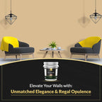 EVOLVE Signature Paint & Primer: Luxury Paint & Primer for Indoor & Outdoor Surfaces, Minimal Odor, Satin Sheen (Camel Brown, 5 Gallon)