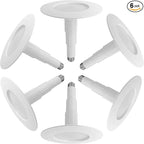 Jolux 6-Pack 5/6 Inch LED Can Lights Retrofit Recessed Lighting,12W=60W,2700K SoftWhite,800 Lumens,Dimmable Adjustable Retrofit Downlight,ETL,Damp Rated,Simple Installation Can Lights,Bevel Trim