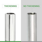 TAISHER 2PCS 304 Stainless Steel Pipe Fittings, 1" NPT Male Threaded, 4" Length Weld Nipple Cast Pipe