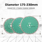 Diamond Porcelain Saw Blade - 12" Tile Blade 300MM Ceramic Cutting Disc with X Teeth Turbo Mesh Rim,for Ceramic Tile Porcelain Granite Marbles