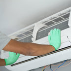 Patelai 3 Pairs Microfiber Plant Dusting Gloves Leaf Cleaning Gloves for Indoor Plants, Blinds, Furniture, House(Green Yellow, Blue, Pink,Medium)