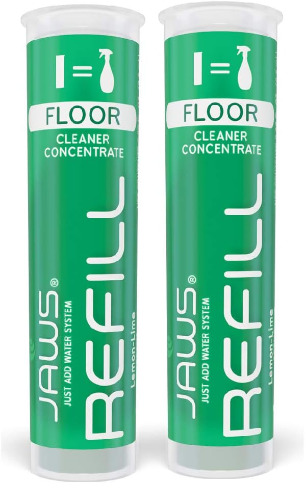 JAWS Hardwood Floor Cleaner Refill Pack. Includes 2 Refill Pods. Refillable Cleaning Supplies.