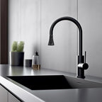 Hibbent Pull Down Kitchen Faucet Head Replacement, NSF/ANSI/CAN 61 & CUPC Certified 3-Function Sink Spray Nozzle with 15 Adapters Compatible with Moen, Delta, Kohler Faucets - Oil-Rubbed Bronze