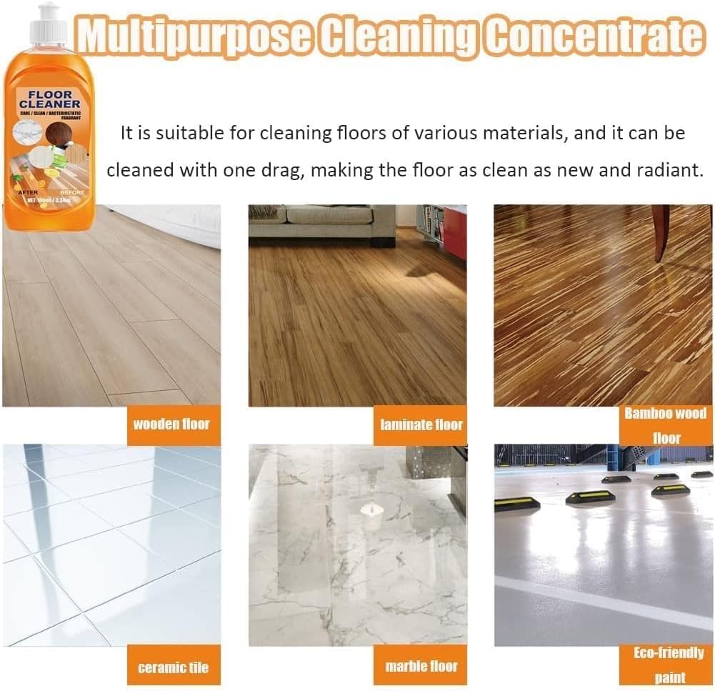 2 PCS Momeng FloorOrange, FloorCare,Momeng Floor Liquid, Powerful Decontamination Floor, Multipurpose Concentrate