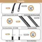 5Pcs Hard Bristle Crevice Cleaning Brush, Multifunctional Grout Cleaner Brush, Thin Gap Cleaning Brush Set, Small Cleaning Tools for Household Use, Kitchen, Bathroom, Toilet, Window Track,Tight Space