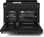 Gordon Ramsay by THOR Kitchen 48 Inch Professional Liquid Propane Range with Tilt Panel Touch Control in Black