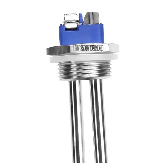 DERNORD 120V 2500W Water Heater Element Screw-in Heating Element High Watt Density