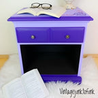 Dixie Belle Paint Company Chalk Finish Furniture Paint - Amethyst (8oz) - Matte Deep Purple Chic Chalk Mineral DIY Furniture Paint