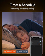 Lumary 3 Inch Smart Recessed Lighting WiFi Bluetooth Smart LED Recessed Lights 7W 350LM LED Wafer Downlight with Junction Box Compatible with Alexa/Google Assistant(1 Pack)