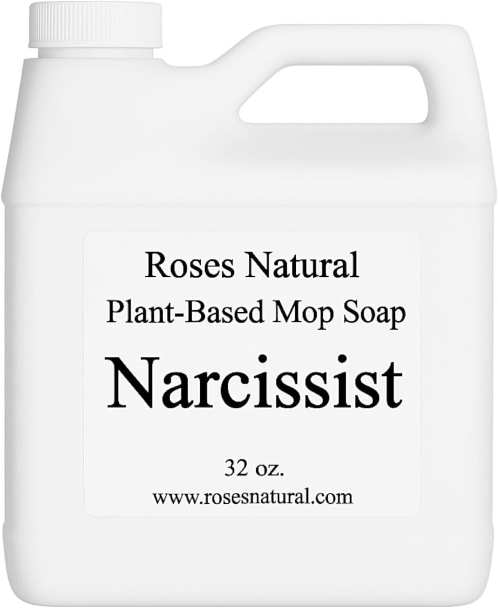 Plant-Based Floor Cleaner Mop Soap – 32 oz | Streak-Free, Highly Scented, Concentrated Mop Solution for Tile, Vinyl, Hardwood & Sealed Floors | Non-Toxic, Eco-Friendly (Narcissist)