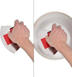 Drywall Skimming Blade Set, Upgraded Thickening 12", 22” & 32" Skimming Blades with Extension Handle,0.5mm&0.4mm Blades, Red