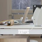 Conference Recessed Power Strip Socket Waterproof,Conference Table Splash Resistant Furniture Recessed Power Strip,Flush Mount with 3 Outlets,6ft Extension Cord,Flat Plug