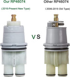 RP46074 Shower Valve Cartridge Repair Assembly Compatible for Delta Shower and Tub 13/14 Series Faucet,Replacement for Monitor Shower Cartridge,Single-Handle Universal Valve Cartridge Repair Kit-2 Pcs