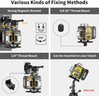 Laser Level 360 Self Leveling with Tripod, 200ft/60m working distance with vertical and horizontal lines, self-leveling mode&IP54 waterproof set