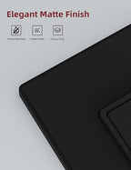 AIDA Single Pole Rocker Decorator Light Switch, 15 Amp Self-grounding Electrical Light Switches, Wall Plate Included, Residential Grade, UL Listed (20 Pack, Matte Black)