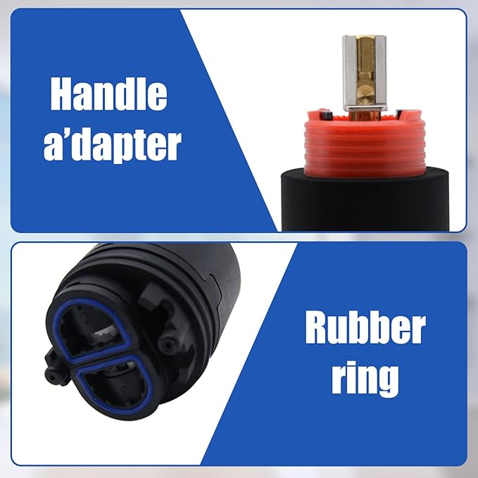 N40HLC Shower Cartridge Replacement, Compatible with RK7300-CART-3P, JH02BJ, HL-40, Fits Zurn Temp-Gard III Series Single Handle Shower/Tub Faucets, 40mm Ceramic Mixer Valve (1 Pack)