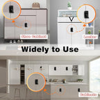 Sliding Window Sash Locks Black ZUONAI 2 Pack Cam Sash Locks for Double Hung Window Latch Lock Security Vinyl Window Sash Lock and Keeper Replacement for Vertical and Horizontal Sliding Windows