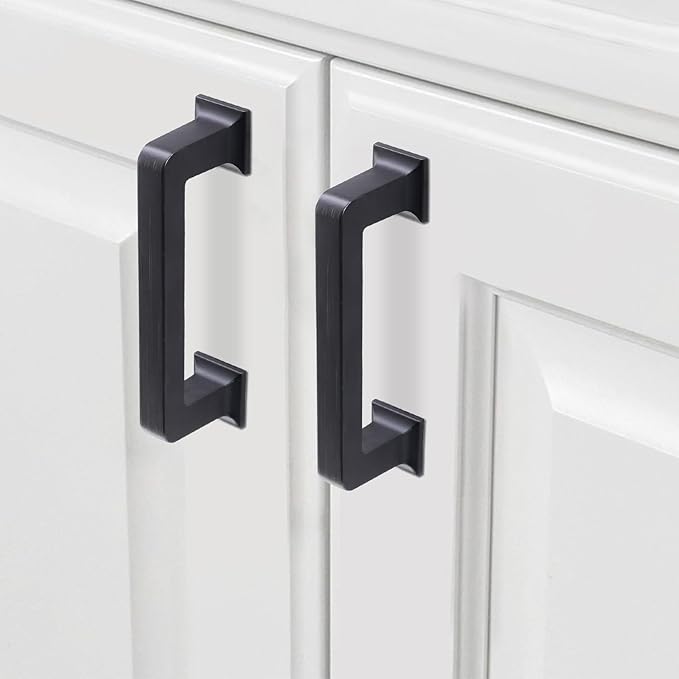 COTYKILEY 10 Pack 3 Inch(76mm) Oil Rubbed Bronze Cabinet Handles Kitchen Cabinet Pulls Kitchen Cabinet Hardware