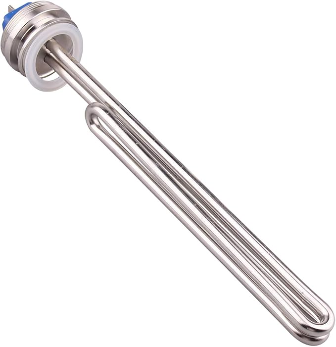 DERNORD 1.5" Inch (OD50.5mm) Tri-clamp Foldback Heating Element Stainless Steel Immersion Water Heater (240v 4500w)