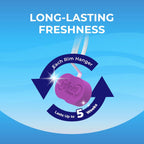 Toilet Bowl Cleaner Rim Hanger, 6 Count Automatic Bowl Toilet Cleaner, Cleans and Freshens Toilet Bowl, Lavender Scent - 7 Month