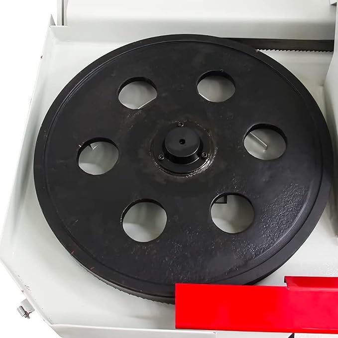 KAKA Industrial Metal Cutting Bandsaw 13.8 Inch Capacity Double Column Horizontal Band Saw Hydraulic Control Semi-Automatic for Metal Fabrication Shops,Industrial Workshops TGK-14