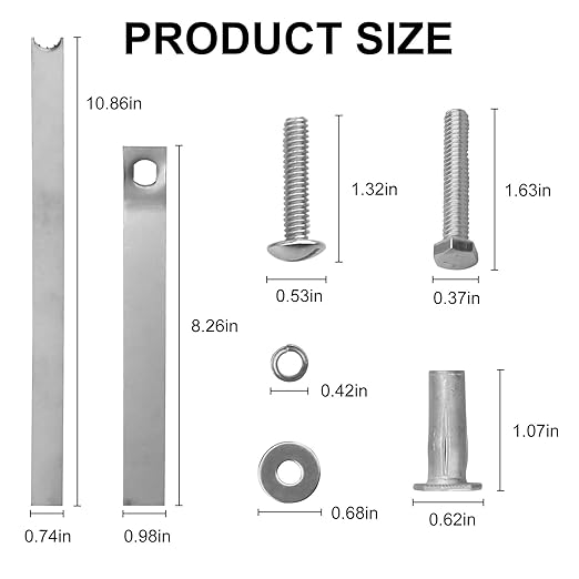 Toliet Seat Anchor Kit for Kohler 84999 Toilet Parts, for Kohler Toilet Seat Parts, Replace K-84999 K-3386 K-3393 K-3398 K-3564 K-14338 K-3607