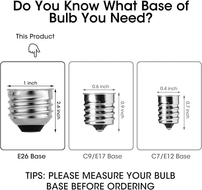 Meconard Outdoor Patio String Light Bulbs, Shatterproof Waterproof S14 LED Replacement Bulbs for Outdoor String Lights, 1W LED Bulbs Equal to 11W Incandescent, 2200K Warm White, E26 Base, Non-Dimmable