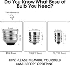 Meconard 36 Pack S14 LED Bulbs for Outdoor String Lights, Shatterproof Replacement Edison Bulbs for Patio String Lights Outdoor Waterproof, Warm White 2200K, Non-Dimmable, E26 Standard Base