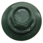 #14 Metal ROOFING SCREWS: (250) Screws x 1-1/2" EVERGREEN Hex Washer Head Sheet Metal Roof Screw. Self starting/self tapping metal to wood. EPDM washer. Colored head. for corrugated roofing