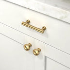 10 Pack Champagne Bronze Cabinet Pulls 3 Inch(76mm) Kitchen Cabinet Handles Cabinet Hardware for Drawer Pulls