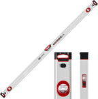 Kapro - 705 Eagle Magnetic Box Level - OPTIVISION & Plumb Site - Features 2% Gradient, Acrylic Vials, and Wall-Grip - For Masonry and Concrete Jobs - VPA Tested - 72 Inch