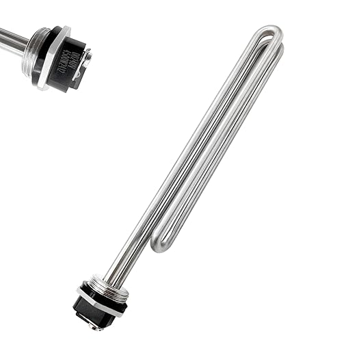 Upgraded 02582 4500W 240V Foldback Heating Elements Screw-in Low Watt Density ，Compatible with AO Smith、GE、Kenmore、Maytag、Whirlpool，Replace AP3695897 1084673 AH951994 EA951994 PS951994